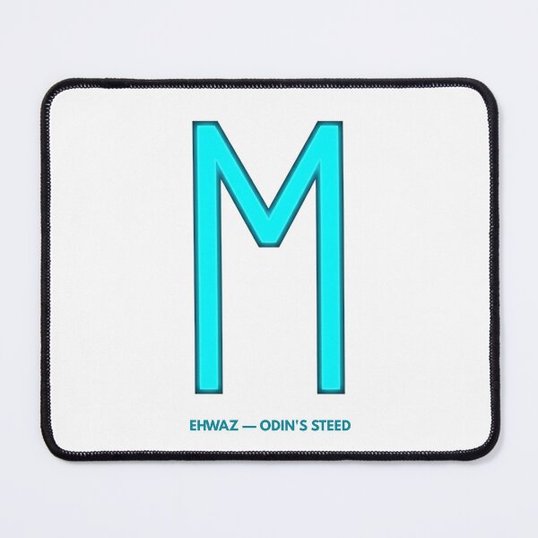 Item preview, Norse Ehwaz Rune Odin's Steed Symbol Neon Glow designed and sold by CalmFrameArt.