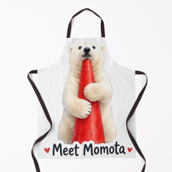 Item preview, Cute Polar Bear With traffic Cone Funny Animal Art designed and sold by spectomine.