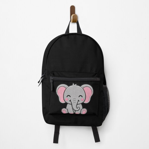 Item preview, Cute Baby Elephant Embroidery Patch Illustration designed and sold by ColorSplash123.