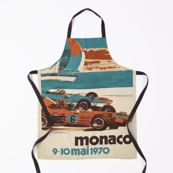 Item preview, Vintage Monaco Grand Prix 1970 Racing Poster Design by MNS designed and sold by parnoandgank.