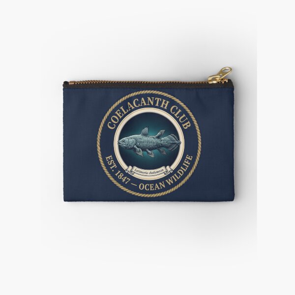 Item preview, Coelacanth Club Vintage Badge Living Fossil Fish designed and sold by CalmCapy Co.