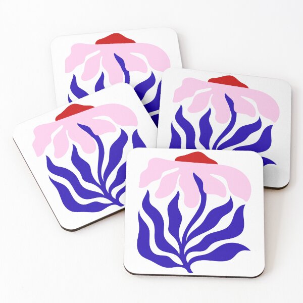 Item preview, Abstract Pink Flower Modern Botanical Art designed and sold by jianina-alondra.