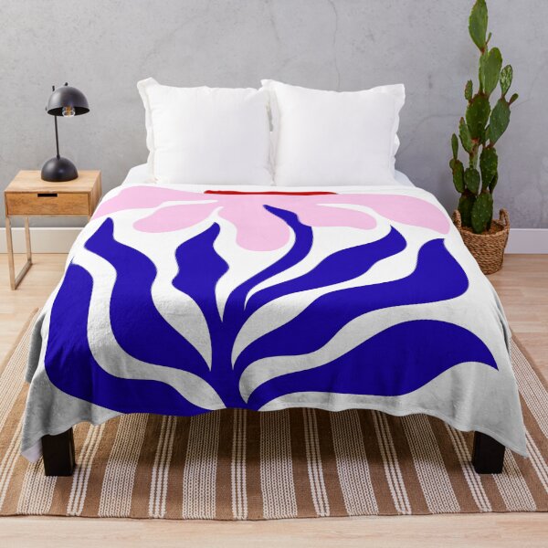 Item preview, Abstract Pink Flower Modern Botanical Art designed and sold by jianina-alondra.