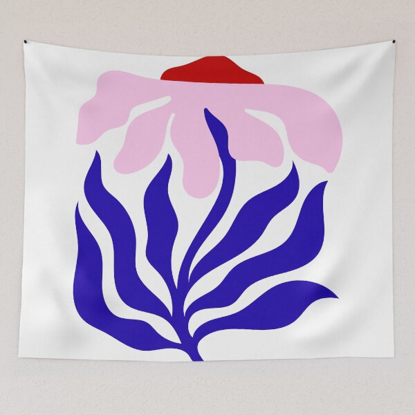 Item preview, Abstract Pink Flower Modern Botanical Art designed and sold by jianina-alondra.