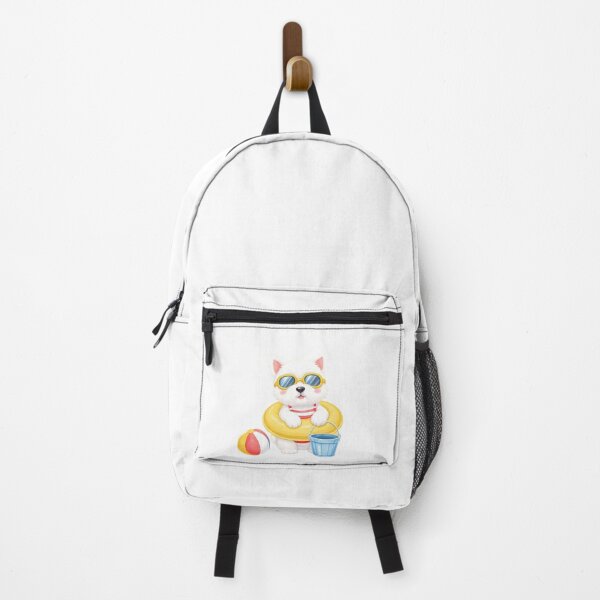 Item preview, Cute Westie Summer Beach Art designed and sold by Kedspicedesign.