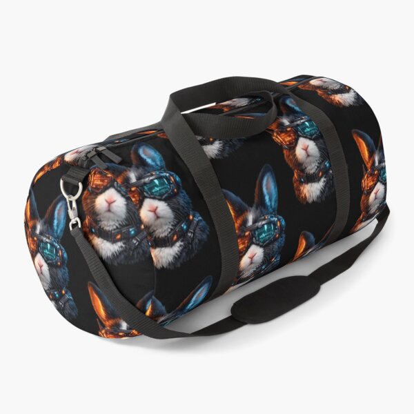 Item preview, Cyberpunk Bunny Tactical Sci-Fi Goggles Art designed and sold by  ZenRave Designs.