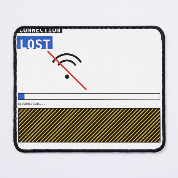 Item preview, Connection Lost Wifi Brutalist Sticker designed and sold by PlusScanner.