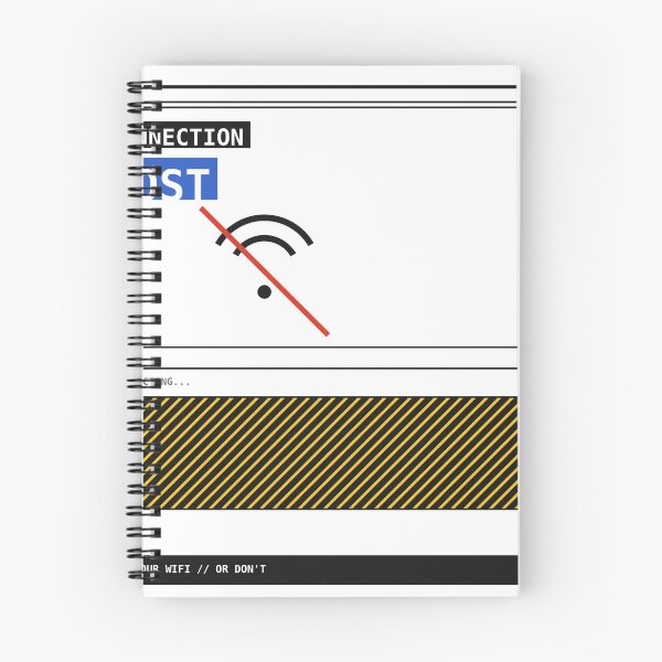 Item preview, Connection Lost Wifi Brutalist Sticker designed and sold by PlusScanner.