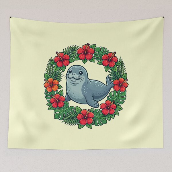 Item preview, Aloha Little Monk Seal designed and sold by taiche.