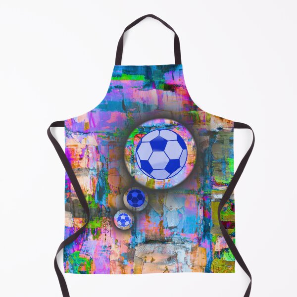 Item preview, Abstract Soccer Ball Art – Colorful Modern Sports Artwork designed and sold by PetruArtDesigns.
