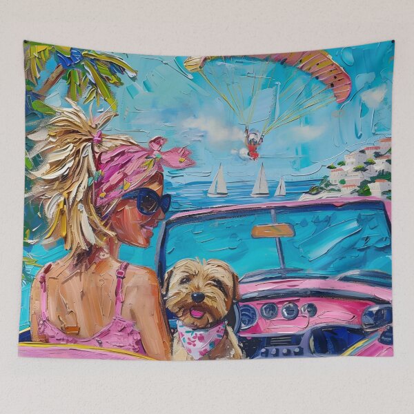 Item preview, Preppy art, Sea View and a Good Company designed and sold by SophieClimaArt.