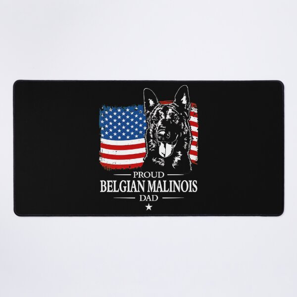 Item preview, Proud Belgian Malinois Dad Dog American Flag Design designed and sold by SoyLamderma.