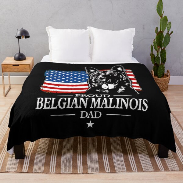 Item preview, Proud Belgian Malinois Dad Dog American Flag Design designed and sold by SoyLamderma.
