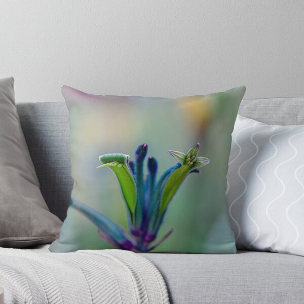 Item preview, Blue Masquerade Kangaroo Paw  Anigozanthos Macro - Fine Art PhotographyPrint designed and sold by MinzMarchStudio.