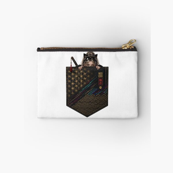 Item preview, Cat Kunoichi Japanese Pocket Design designed and sold by Neo Edo Studio.