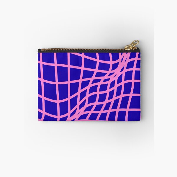 Item preview, Pink Purple Warped Grid Optical Illusion designed and sold by jianina-alondra.