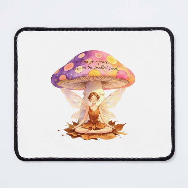 Item preview, Find Your Peace Even on the Smallest Perch — Mushroom Fairy designed and sold by Bondingbonding.