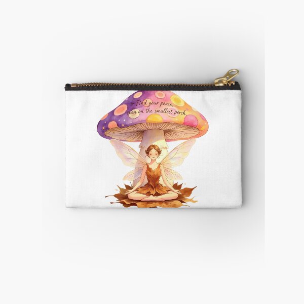 Item preview, Find Your Peace Even on the Smallest Perch — Mushroom Fairy designed and sold by Bondingbonding.