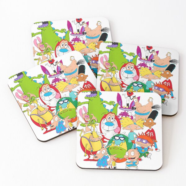 Item preview, Nickelodeon Group Shot All Retro 90s Characters designed and sold by GlimmerHollow.
