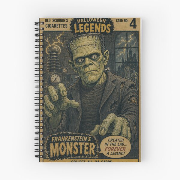 Item preview, Frankenstein's Monster - Halloween Trading Cards designed and sold by halibutgoatramb.