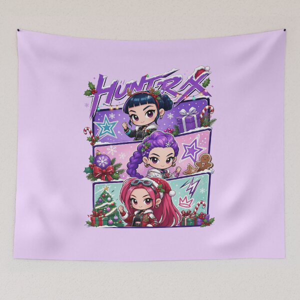 Item preview, Xmas Kpop fan art anime chibi kawaii rumi zoey mira gacha designed and sold by Infdesigner.