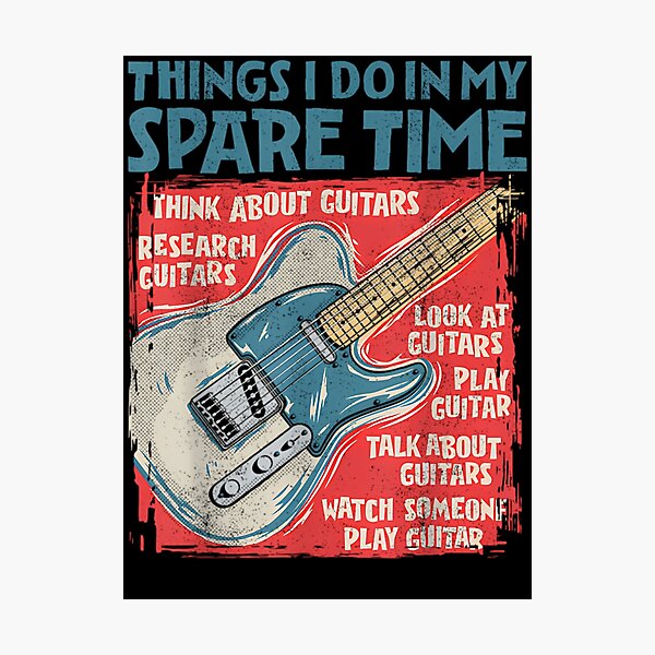Item preview, Guitar Things I Do In My Spare Time Funny Electric Guitarist designed and sold by VividHollow.