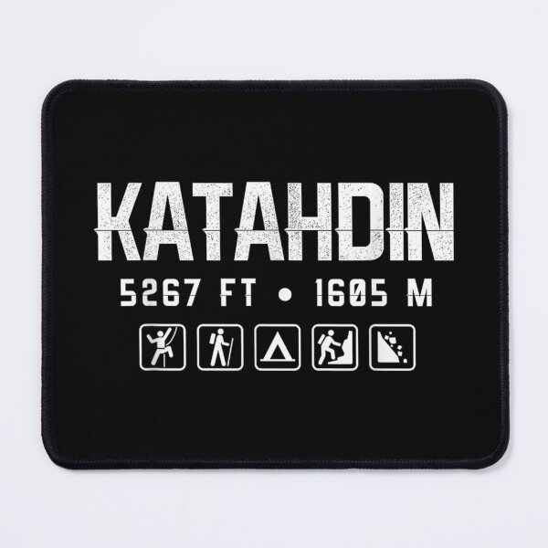 Item preview, Katahdin Mount Hiking Funny designed and sold by goombi-creative.