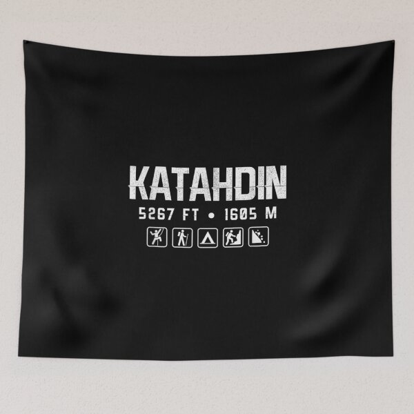 Item preview, Katahdin Mount Hiking Funny designed and sold by goombi-creative.