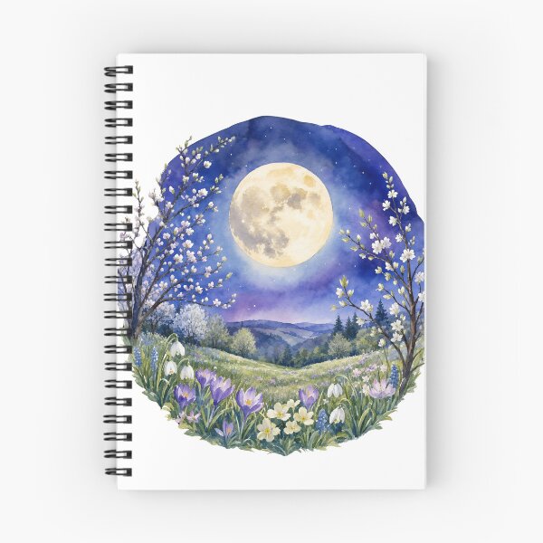 Item preview, watercolor night landscape designed and sold by introvertarts.