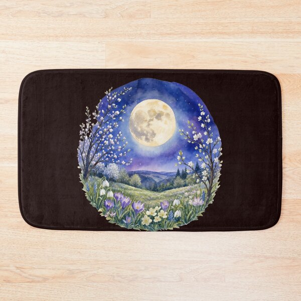 Item preview, watercolor night landscape designed and sold by introvertarts.