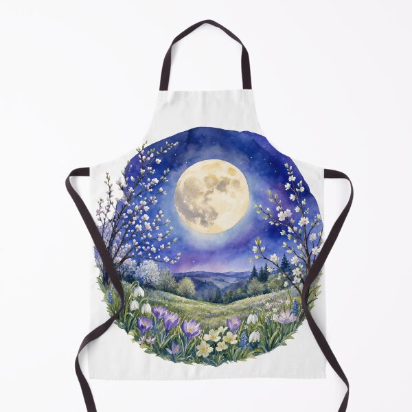 Item preview, watercolor night landscape designed and sold by introvertarts.
