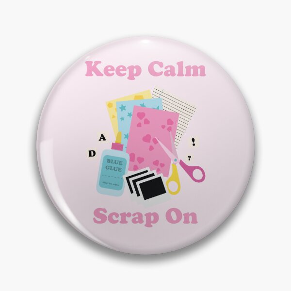 Item preview, Keep Calm and Scrap On. Scrapbooking. Junk Journaling. designed and sold by NPC-wear.