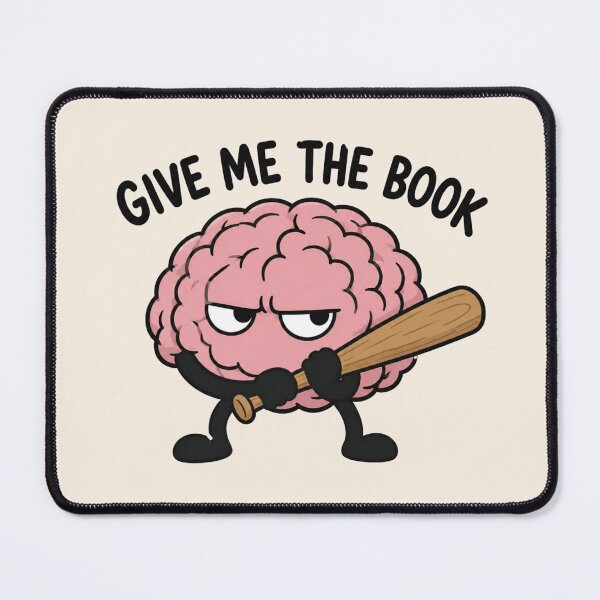 Item preview, Give Me The Book Angry Brain Funny Book Lover Book Rage designed and sold by Yellowriversss.
