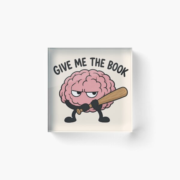 Item preview, Give Me The Book Angry Brain Funny Book Lover Book Rage designed and sold by Yellowriversss.