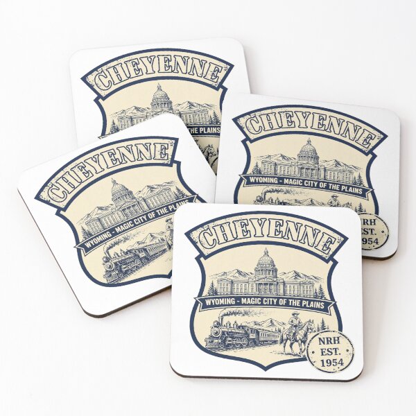 Item preview, Cheyenne Wyoming Magic City of the Plains Shield designed and sold by Normandy Road Heritage.