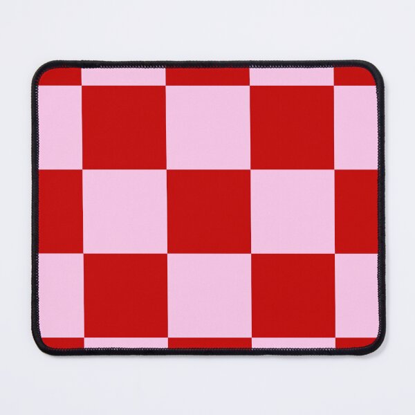 Item preview, Red Pink Checkerboard Retro Checkered Pattern designed and sold by jianina-alondra.