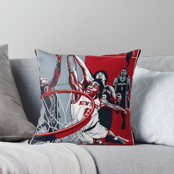 Artikelvorschau, Og Anunoby springt den Dunk, New York Knicks, Basketball, NBA-Playoffs 2026 entworfen und verkauft von VaporThicket.