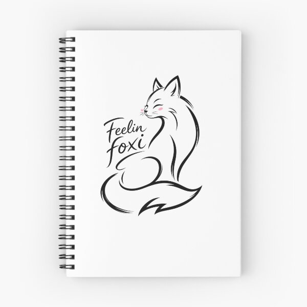 Item preview, Feelin Foxi Minimalist Cute Fox Line Art designed and sold by TheChalkyFox.