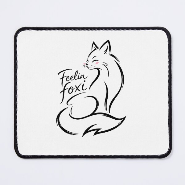 Item preview, Feelin Foxi Minimalist Cute Fox Line Art designed and sold by TheChalkyFox.