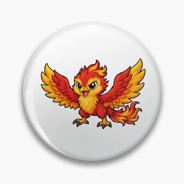 Item preview, Cute Fierce Phoenix Design designed and sold by Creativeworksuk.