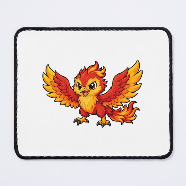 Item preview, Cute Fierce Phoenix Design designed and sold by Creativeworksuk.