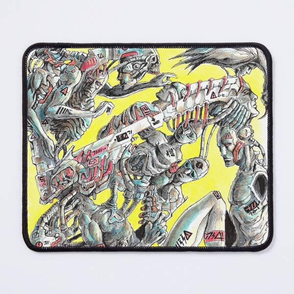 Item preview, Surrealism dystopian cyberpunk xenomorph Manga ink art designed and sold by Paintbase.