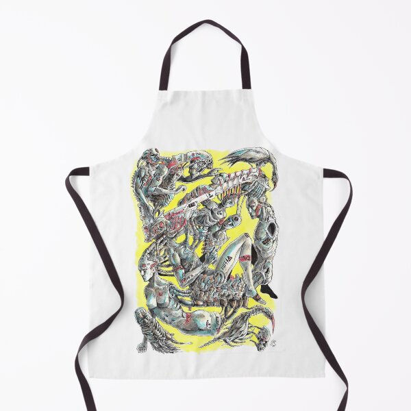 Item preview, Surrealism dystopian cyberpunk xenomorph Manga ink art designed and sold by Paintbase.