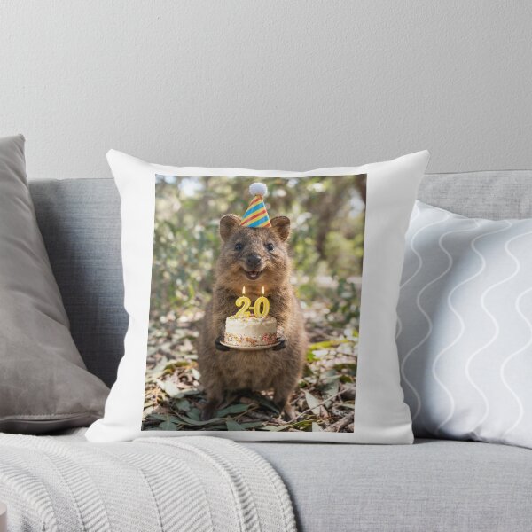 Item preview, Quokka 20th birthday cute adorable cake party baby kawaii designed and sold by CheeseBlueprint.