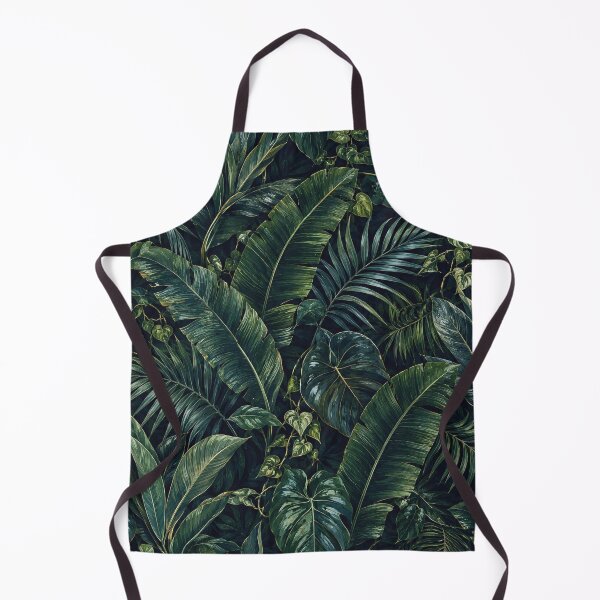 Item preview, Midnight Botanical Jungle Seamless Pattern designed and sold by Thanat Pattern Studio.