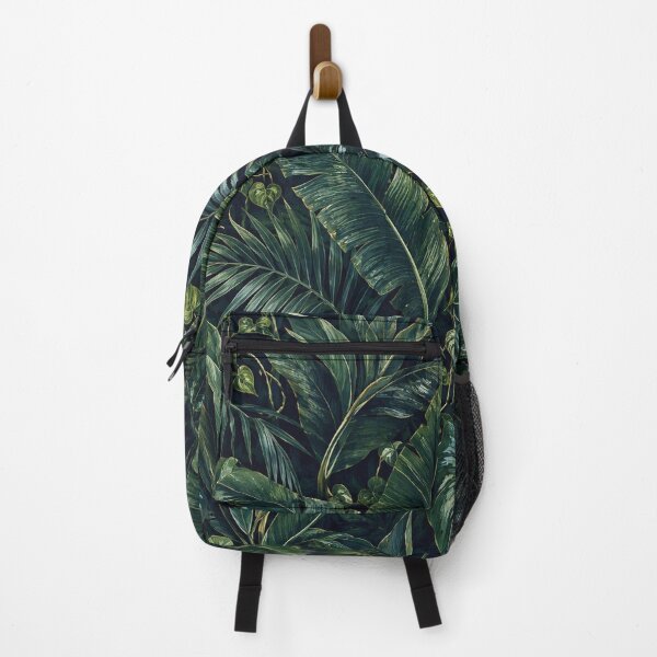 Item preview, Midnight Botanical Jungle Seamless Pattern designed and sold by Thanat Pattern Studio.