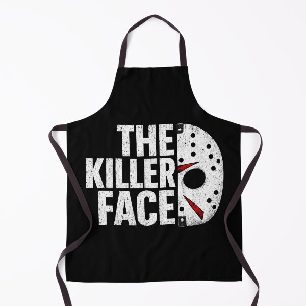 Item preview, SEO TITLE: The Killer Face – Vintage Slasher Hockey Mask Horror Graphic designed and sold by MusixMerch.