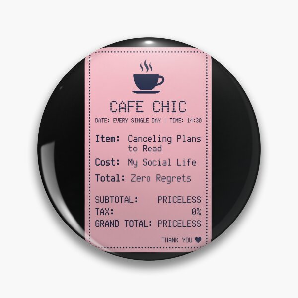 Item preview, Canceling Plans To Read Funny Introvert Cafe Receipt designed and sold by PrintivoraHub.