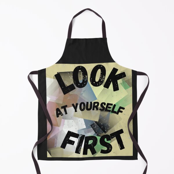 Item preview, Look At Yourself First Motivational Quote designed and sold by MIKEASHOP156.