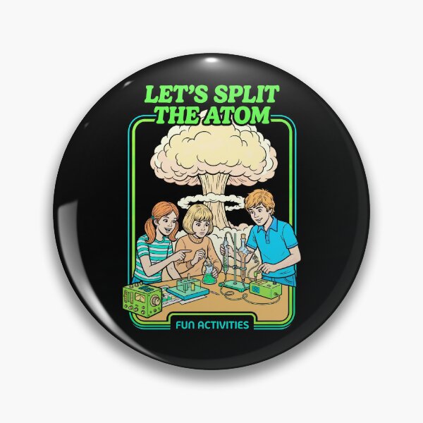 Item preview, Let's Split The Atom Funny Physics Nuclear Energy Book Cover designed and sold by GrandeDuc.